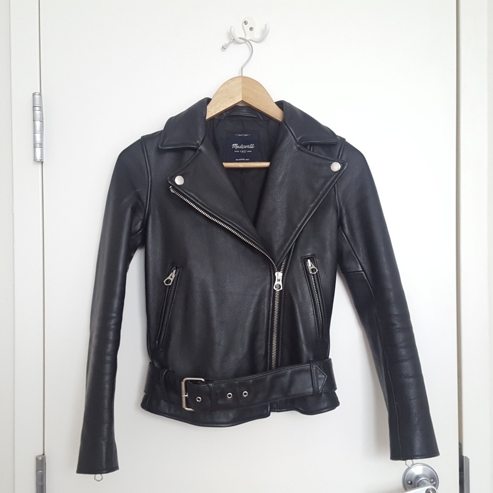 Madewell Ultimate Leather Motorcycle Jacket XXS